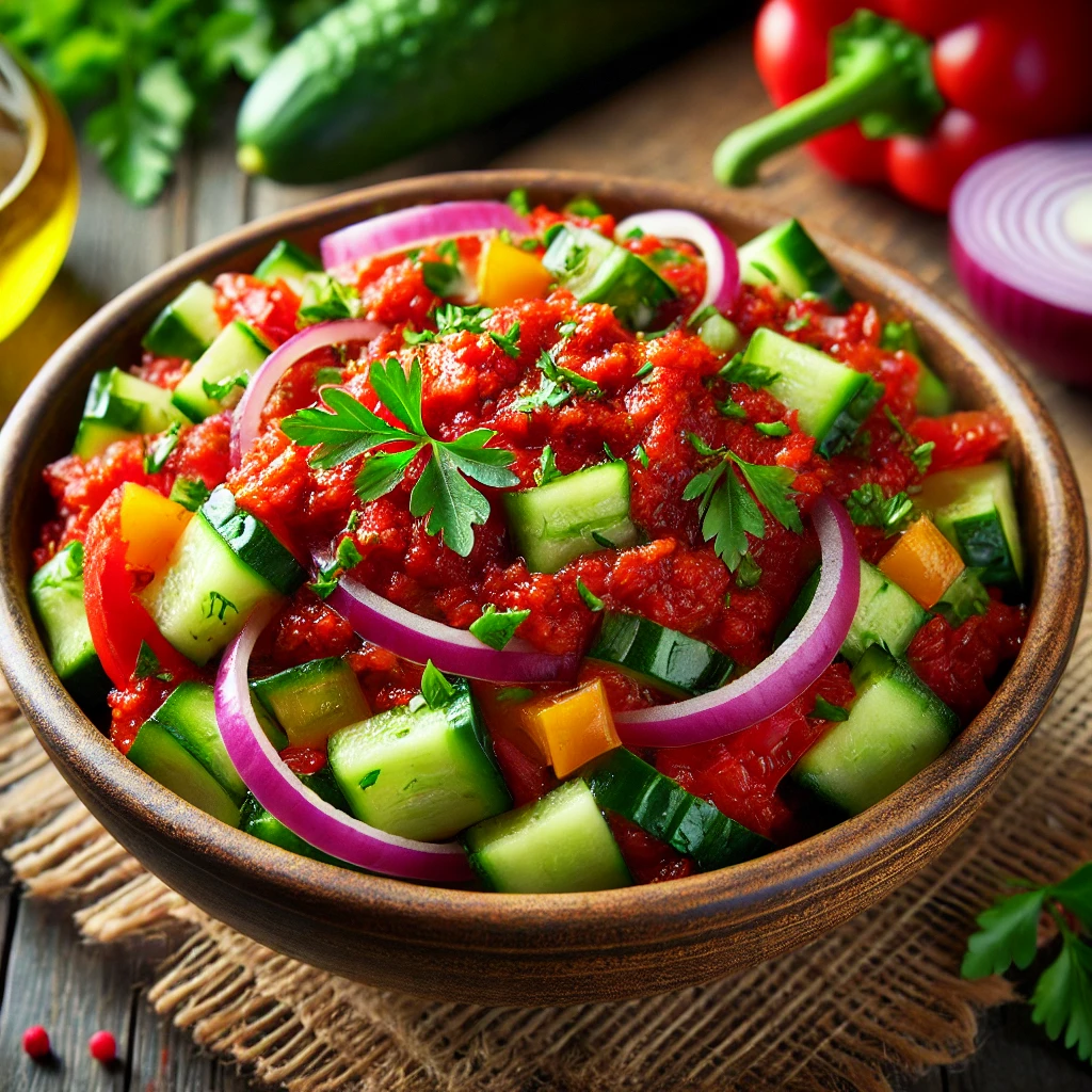 Ajvar Vegetable Salad